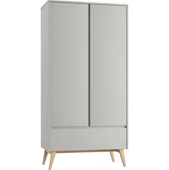 Šatní skříň Dvoudveřová šatní skříň 2D Pinio Swing - šedá