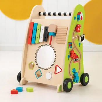 Dětské chodítko KidKraft Dřevěné chodítko s motorem