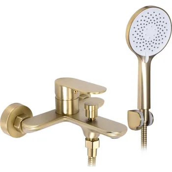 Vodovodní baterie Rea Koupelnová baterie REA DROP Brush Gold REA-B6399