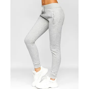 Dámské kalhoty Šedé dámské tepláky Bolf CK-01 - M