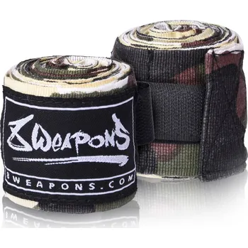 Bandáž na box a MMA Boxerské bandáže 8 WEAPONS Semi-Elastic 3,5m Barva: Camo