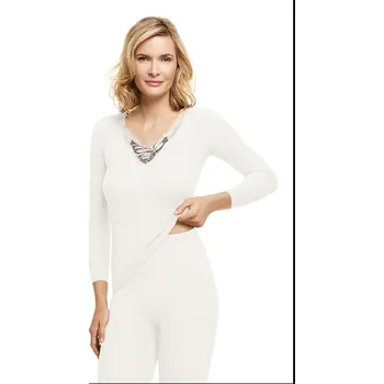 Dámské termoprádlo MEDIMA Funkční dámské termo tričko s dlouhým rukávem – lehké spodní prádlo z angory 1175/100 Velikost: XL