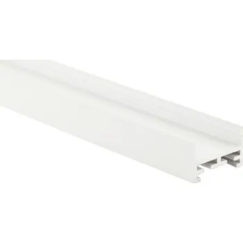 Stavební profil Deko-Light profil - Combo U-profil plochý, LU-01-20, bílá, 2m 970858