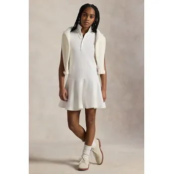 Dámské šaty Dívčí šaty Polo Ralph Lauren bílá barva, mini, 313624740003 00X, vel. 155-159