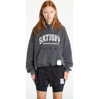 Pánská mikina Mikina Satisfy SoftCell Hoodie UNISEX Aged Black S