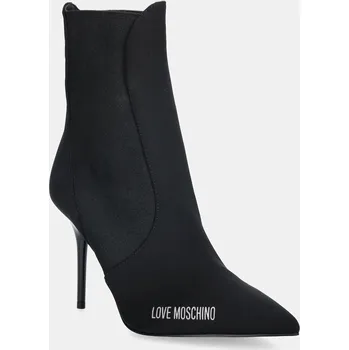 Dámské kozačky Nízké kozačky Love Moschino dámské, černá barva, na podpatku, JA21059G0NIM0000 99X, EUR 36