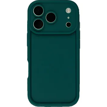 Pouzdro na mobilní telefon Silikonový petrolejový kryt se zvýšenou ochranou hran pro iPhone 17 Pro Max