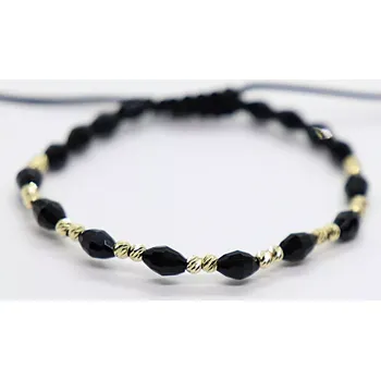 Náramek Klenoty Budín Dámský zlatý náramek ze žlutého zlata 585/0,71gr HK7130 (Klenoty Budín Dámský zlatý náramek ze žlutého zlata 585/0,71gr HK7130)