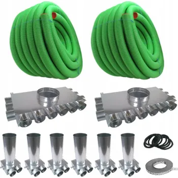 rekuperace vzduchu Sada pro svépomocnou montáž rekuperace vzduchu pro dům 100 m² – SYSTEM Ø75