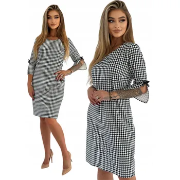 Dámské šaty Sandra Style šaty pro běžné nošení, klasické, délka ke kolenům, velikost 42