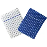 Jerry Fabrics Utěrky froté Olga modrobílá, 2 ks