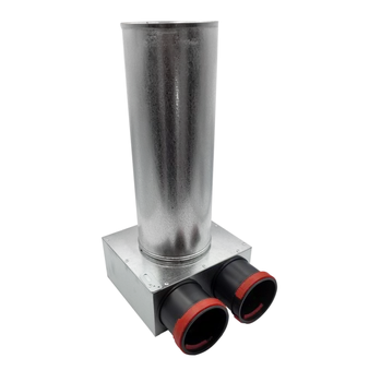 Vzduchotechnické potrubí Distribuční KLO box 2x75/125 s klipem