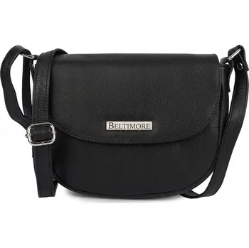 Kabelka Beltimore kabelka přes rameno přírodní kůže černá