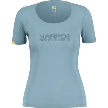 Dámské tričko KARPOS Loma Cotton W T-Shirt, Forget/ Writing Print velikost: S