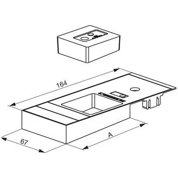 Okno GU Timberstep rámová rohová spojovací sada spodní IV68