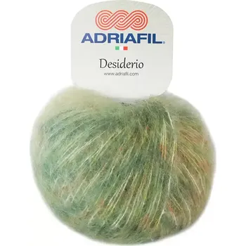 Příze Adriafil Desiderio 62 Zelená (Mohérová příze Desiderio Verde)