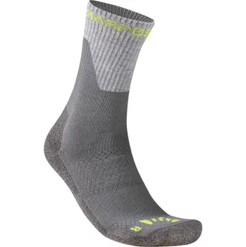 Pánské ponožky KARPOS Hiking Crew Socks, Elephant Skin Dark Shadow velikost: M