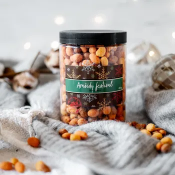 Alika Zdravé ořechy Dóza Arašídy festival 450g