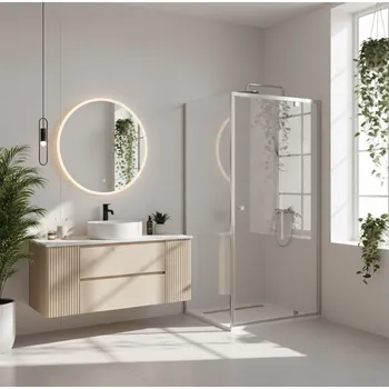 Rea Sprchový kout Rea Primo Swing 80x80 Chrome KPL-K2663