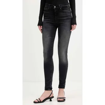 Dámské džíny Tommy Jeans dámské černé džíny 20024243-8721222193722