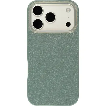 Pouzdro na mobilní telefon Třpytivý tlumený zelený kryt na iPhone 17 Pro