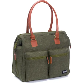 Přebalovací taška Fillikid Taška na pleny Oxford darkgreen melange