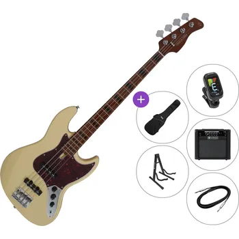 Baskytara Sire Marcus Miller V5 Alder-4 SET 2 Vintage White Elektrická baskytara