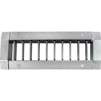 Větrací mřížka SPIRO mřížka jednoradová, pro potrubí Ø150–Ø400 mm – 225×75 mm