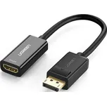 UGREEN USB kabel Konektor DisplayPort, Zásuvka HDMI-A 0.25 m černá 40363