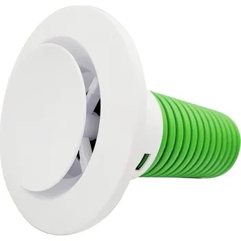 Příslušenství pro vzduchotechniku Anemostat přívodní do FLEX potrubí 90 mm, bílý