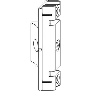 Okno WINKHAUS Nucené zamykání ZV-FT, díl křídla k dílu rámu ZV-RT, stříbrný
