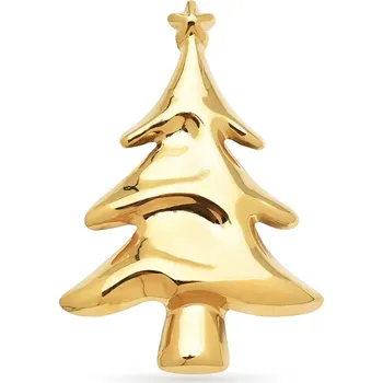 Brož B-TOP Brož ve tvaru stromu z nerezavějící oceli Druh barvy: Zlatá