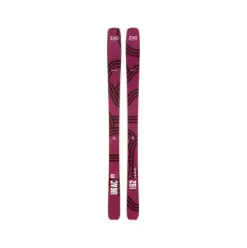 Sjezdové lyžování Zag UBAC 89 LADY Burgundy červená 162 cm