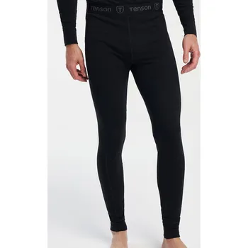 Tenson Pánské pánské funkční kalhoty TENSON Himalaya Baselayer Merino Tights M černé Černá S (2852573)