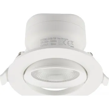 Bodové svítidlo Deko-Light vestavné bodové svítidlo - Surtur Tilt 83, 9 W, DIM, 2700/3000/4000 K, bílá 565457