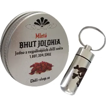 Koření Mletá Bhut Jolokia na cesty + 10g náhradní balení