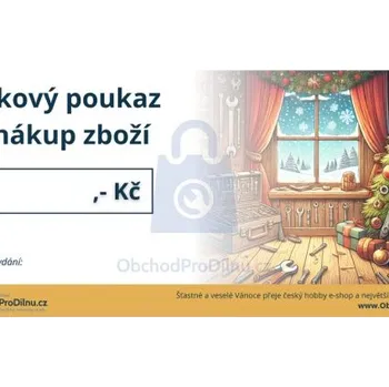 Dárkový potravinový koš Dárkový poukaz na nákup v hodnotě 500 Kč, balení 1 ks