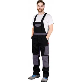 Pracovní obuv OCHRANNÉ PRACOVNÍ KOMBINOVANÉ KALHOTY ČERNO-ŠEDÉ VEL. 50 REIS