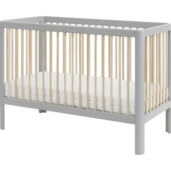 Dětská postýlka Dřevěná postýlka Pinio Pure 120 x 60 cm - šedá