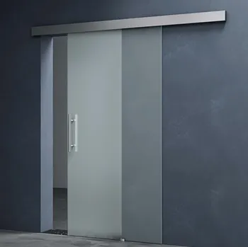Interiérové dveře design skleněné posuvné dveře Amalfi 90x205 cm T14 - komplet