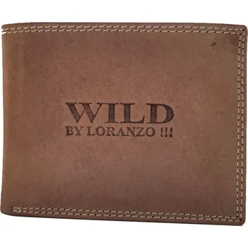 Pánská kožená peněženka Wild By Loranzo hnědá 966 | COOLTOVKA.CZ