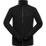 Pánská mikina na zip s prostretch ALPINE PRO QUERT 2 black - XXXL