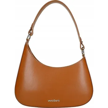 Kabelka Wojas kabelka z přírodní lícové kůže hnědá