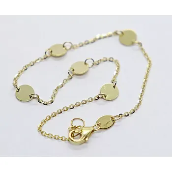 Náramek Klenoty Budín Dámský zlatý náramek ze žlutého zlata 585/1,26gr 19cm HK7128 (Klenoty Budín Dámský zlatý náramek ze žlutého zlata 585/1,26gr 19cm HK7128)