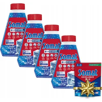 Čistič myček Somat Čistič myčky Čistič do myčky 250ml x4 +