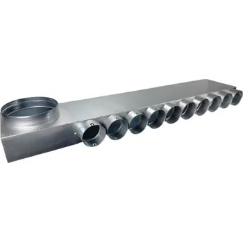 Vzduchotechnické potrubí Rozdělovač jednostranný jednřadý levý/pravý 10x90/200