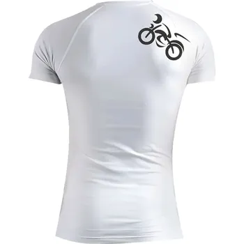 Pánské triko nanosilver® MOTO bílé XL