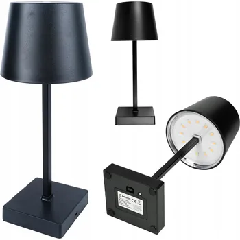 Lampička Noční lampa BENSON černá