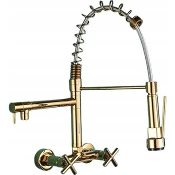 Vodovodní baterie Kuchyňská nástěnná baterie Ari HYDROLINE stříbrná