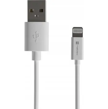 Datový kabel Kabel Natec USB - Apple Lightning 2 m bílý